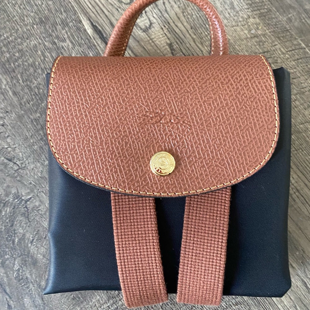 Black longchamp backpack-NWOT